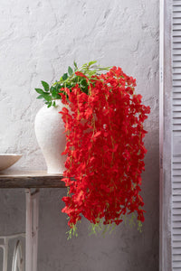 Sarkan Yapay Çiçek Akasya 12'li Kırmızı