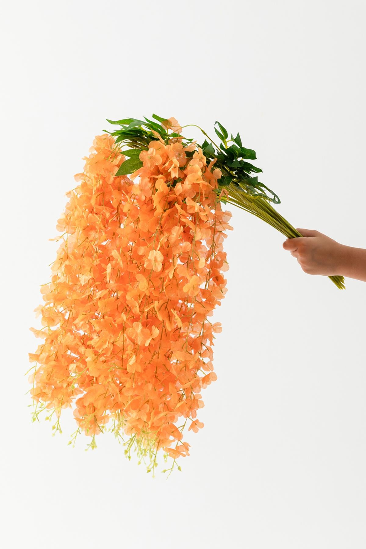 Sarkan Yapay Çiçek Akasya 12'li Turuncu