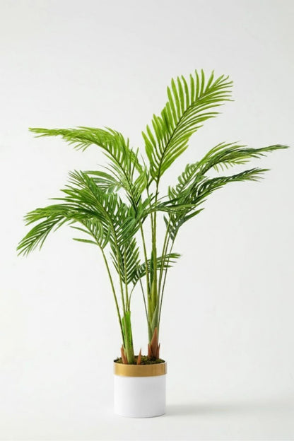 Yapay 3 Gövdeli Areka Palmiyesi