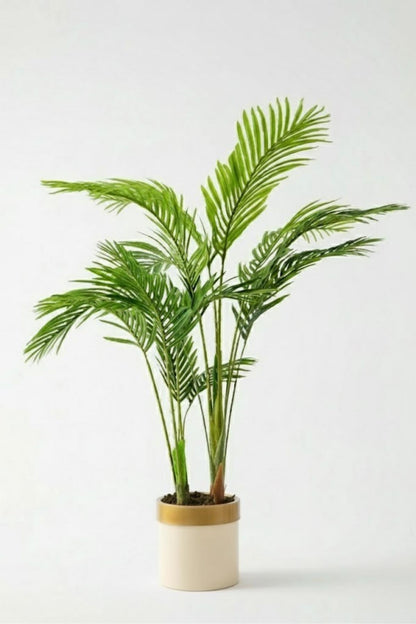 Yapay 3 Gövdeli Areka Palmiyesi