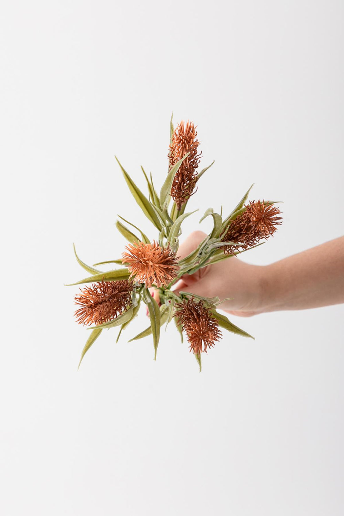 Yapay 5 Kafalı Çiçek Demeti 35 Cm 5 Dal