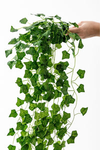 Yapay 9 Dallı Sarmaşık Üçgen Yaprak