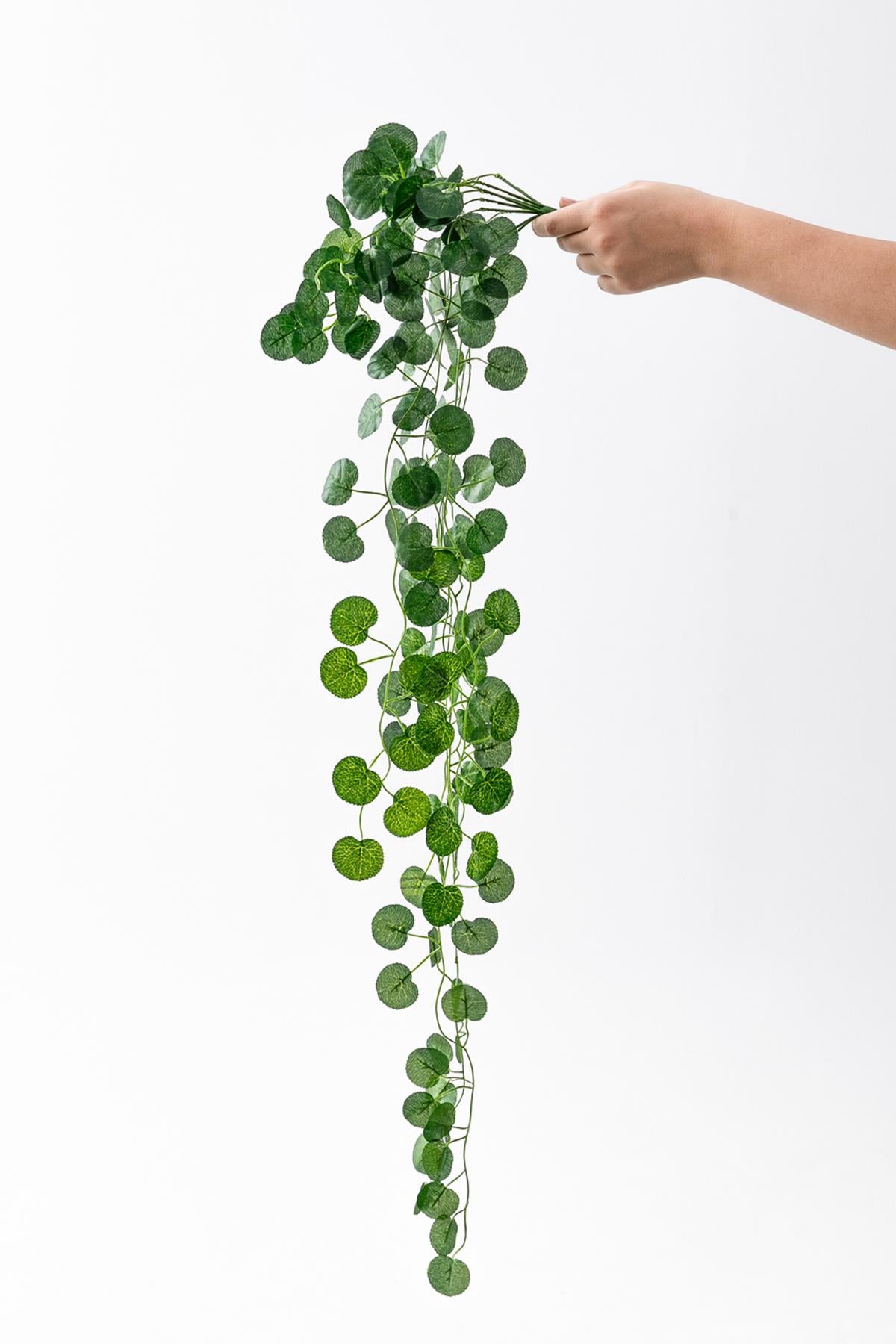 Yapay 9 Dallı Sarmaşık Yuvarlak Yaprak