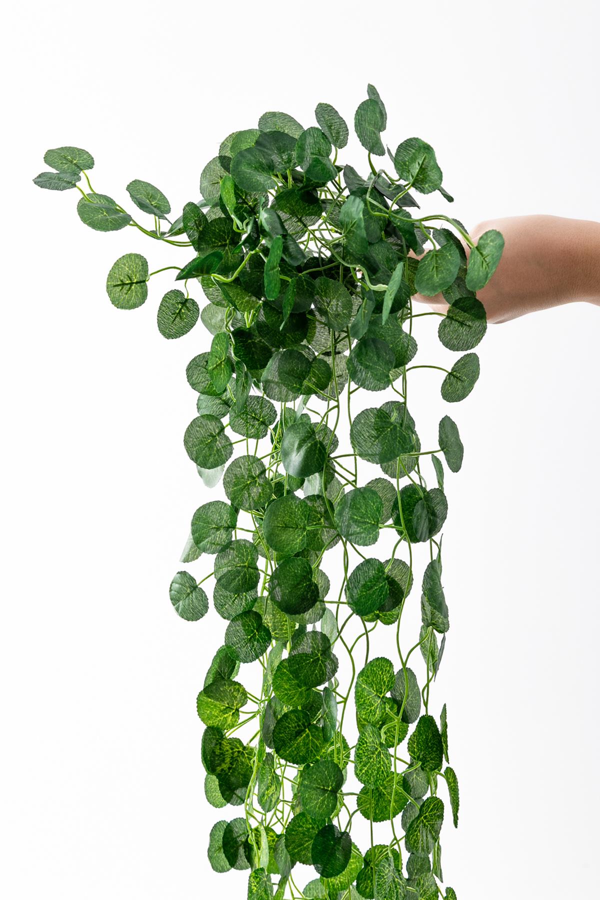 Yapay 9 Dallı Sarmaşık Yuvarlak Yaprak