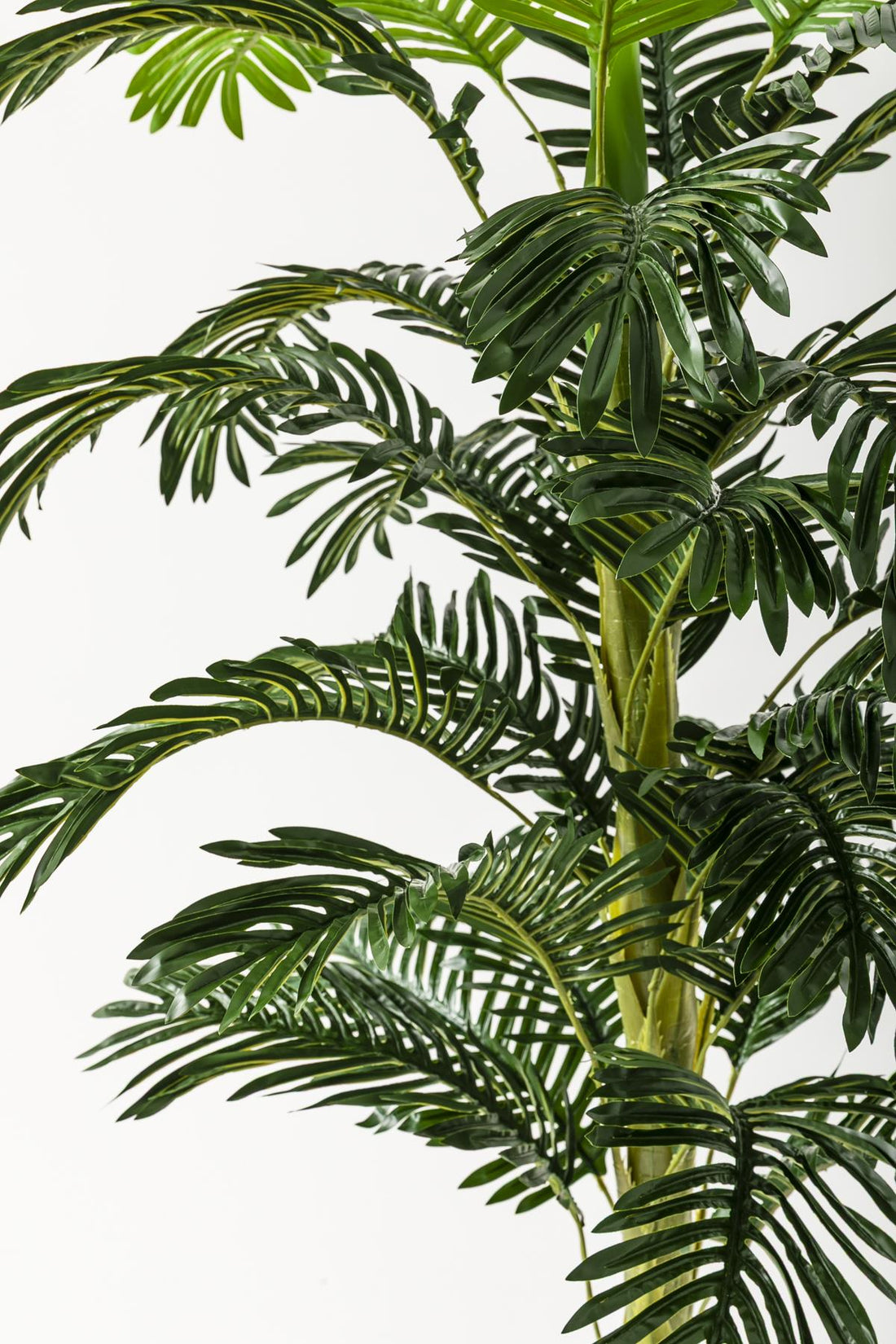 Yapay Ağaç Areka 180 Cm 32 Yaprak Siyah Balon Saksı