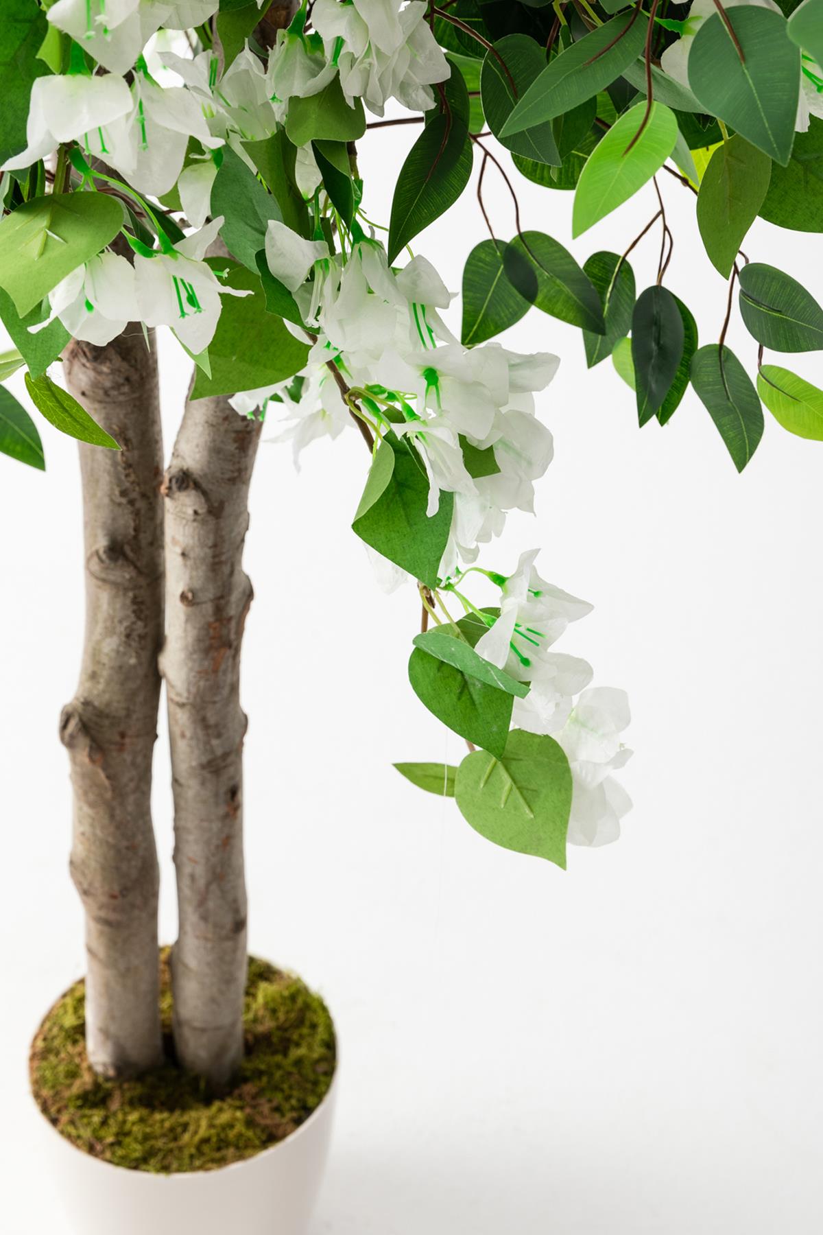 Yapay Ağaç Begonvil Beyaz 160 Cm 56 Dal