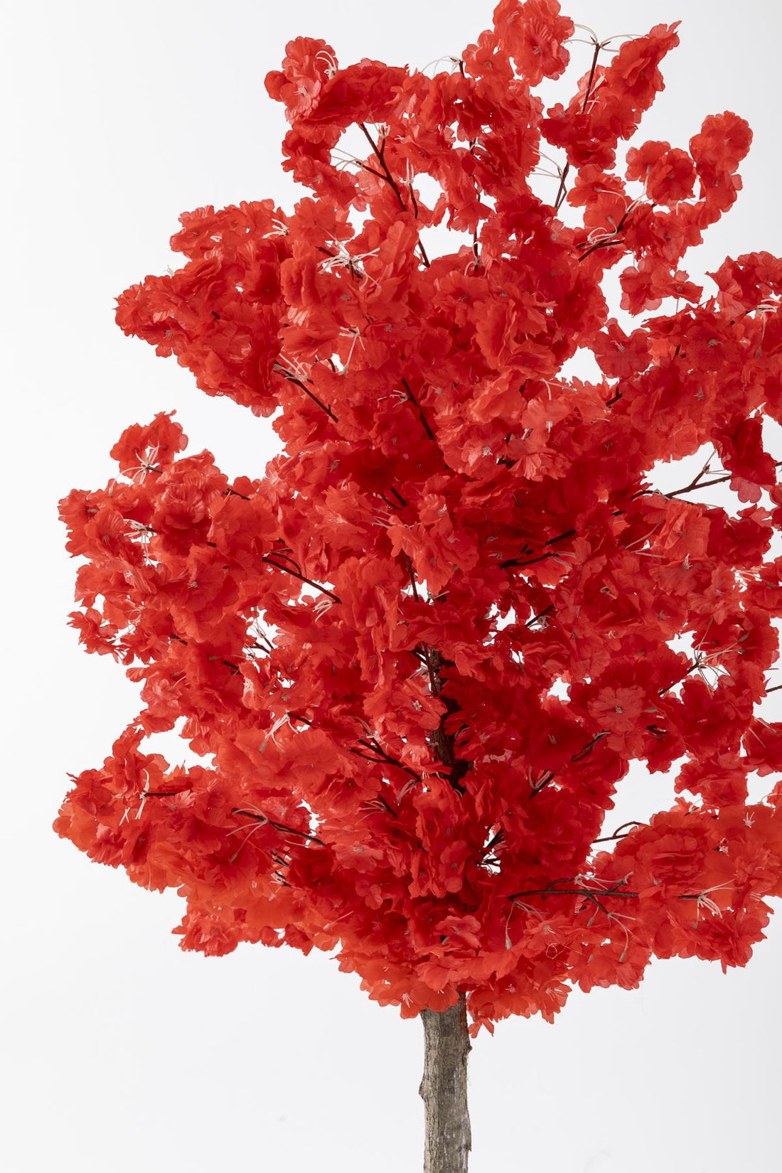 Yapay Ağaç Kırmızı Bahar Dalı 180 Cm Konik Saksı