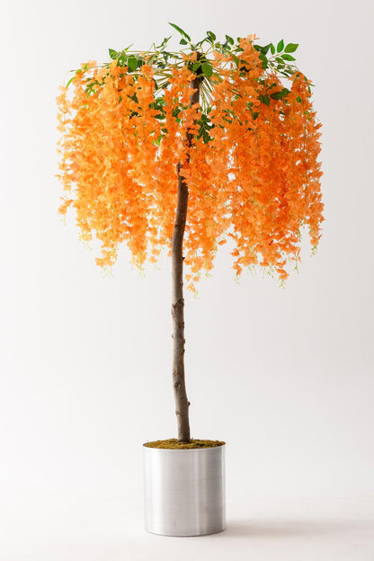 Yapay Akasya Ağacı Turuncu 180 Cm