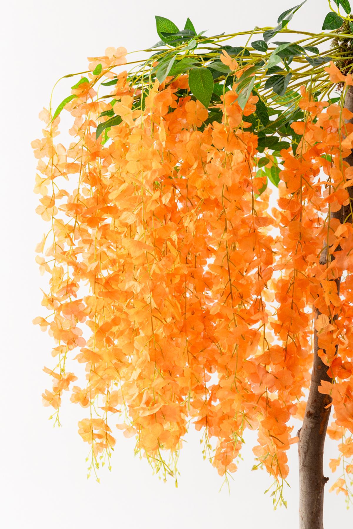 Yapay Akasya Ağacı Turuncu 180 Cm