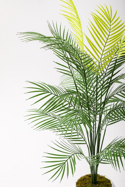 Yapay Areka Palmiyesi 130 Cm Küre Plastik Saksı