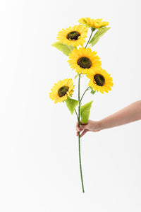Yapay Ayçiçeği 90 Cm Dal 5 Kafa