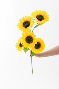 Yapay Ayçiçeği 90 Cm Dal 5 Kafa