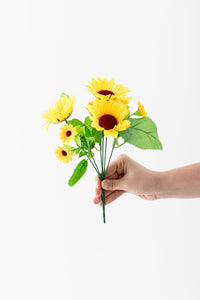 Yapay Ayçiçeği Demeti 30 Cm 7 Dal
