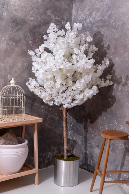 Yapay Bahar Dalı Ağacı Beyaz 180 Cm