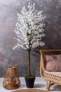 Yapay Bahar Dalı Ağacı Beyaz 180 Cm 81 Dal