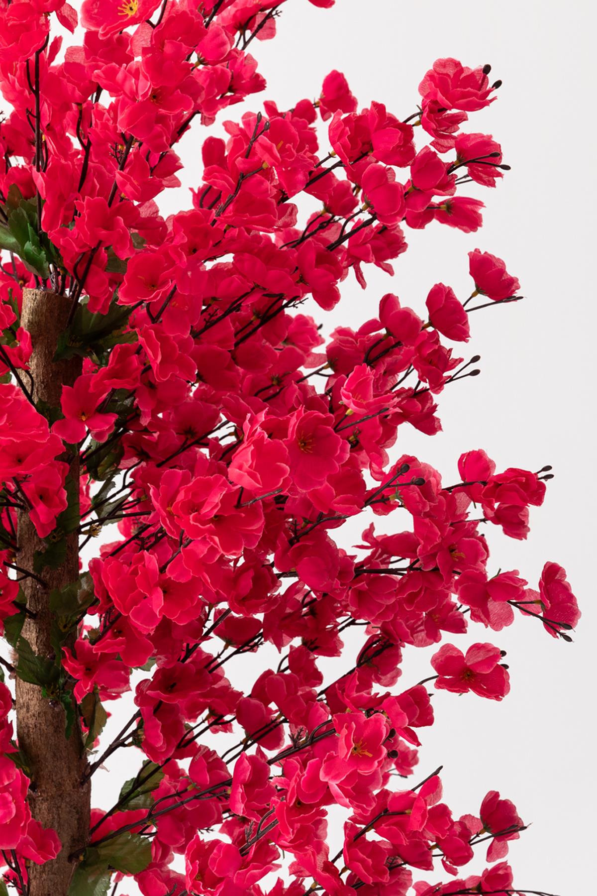 Yapay Bahar Dalı Ağacı Fuşya 180 Cm 81 Dal