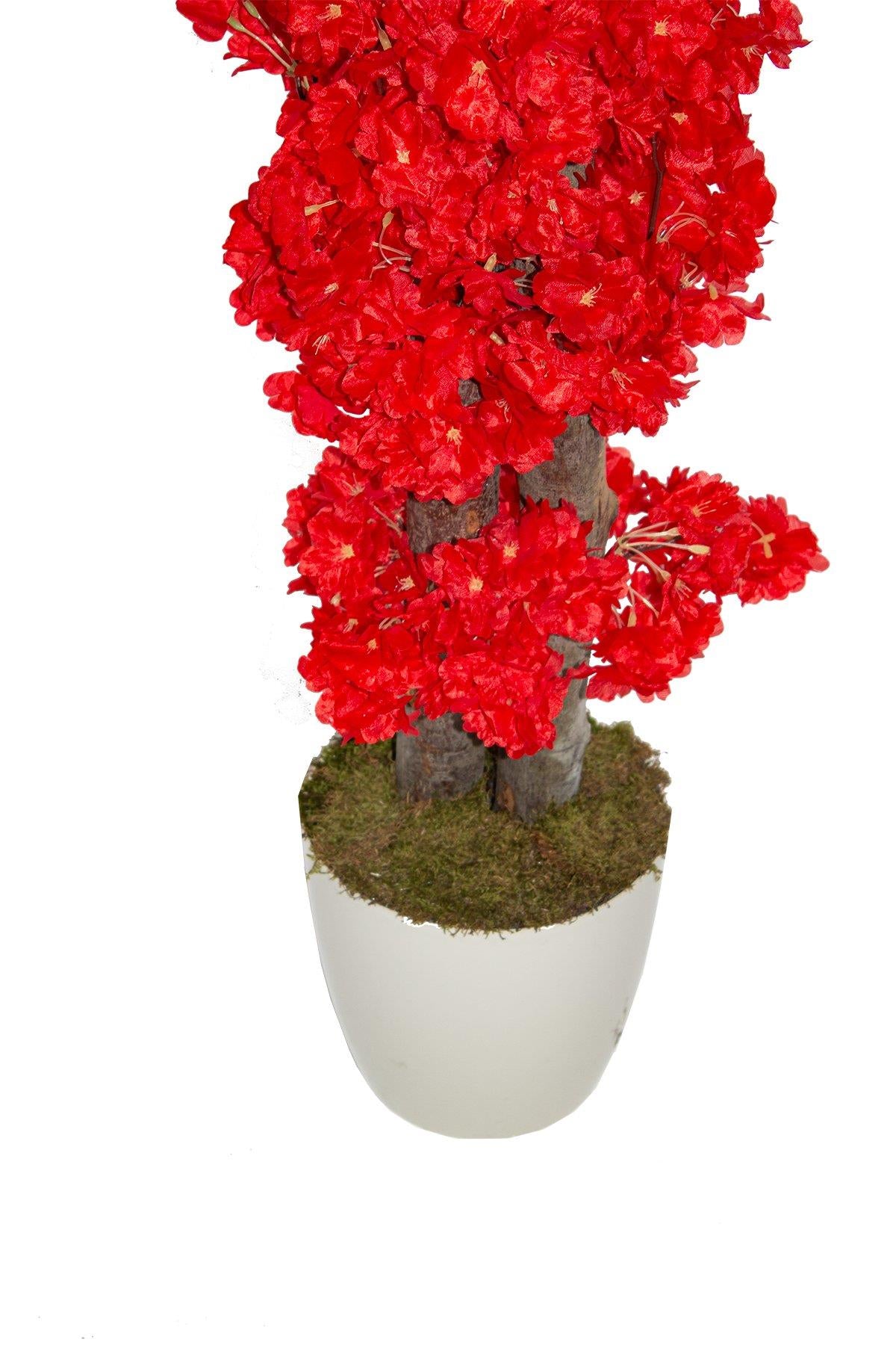 Yapay Bahar Dalı Ağacı Kırmızı 100 cm