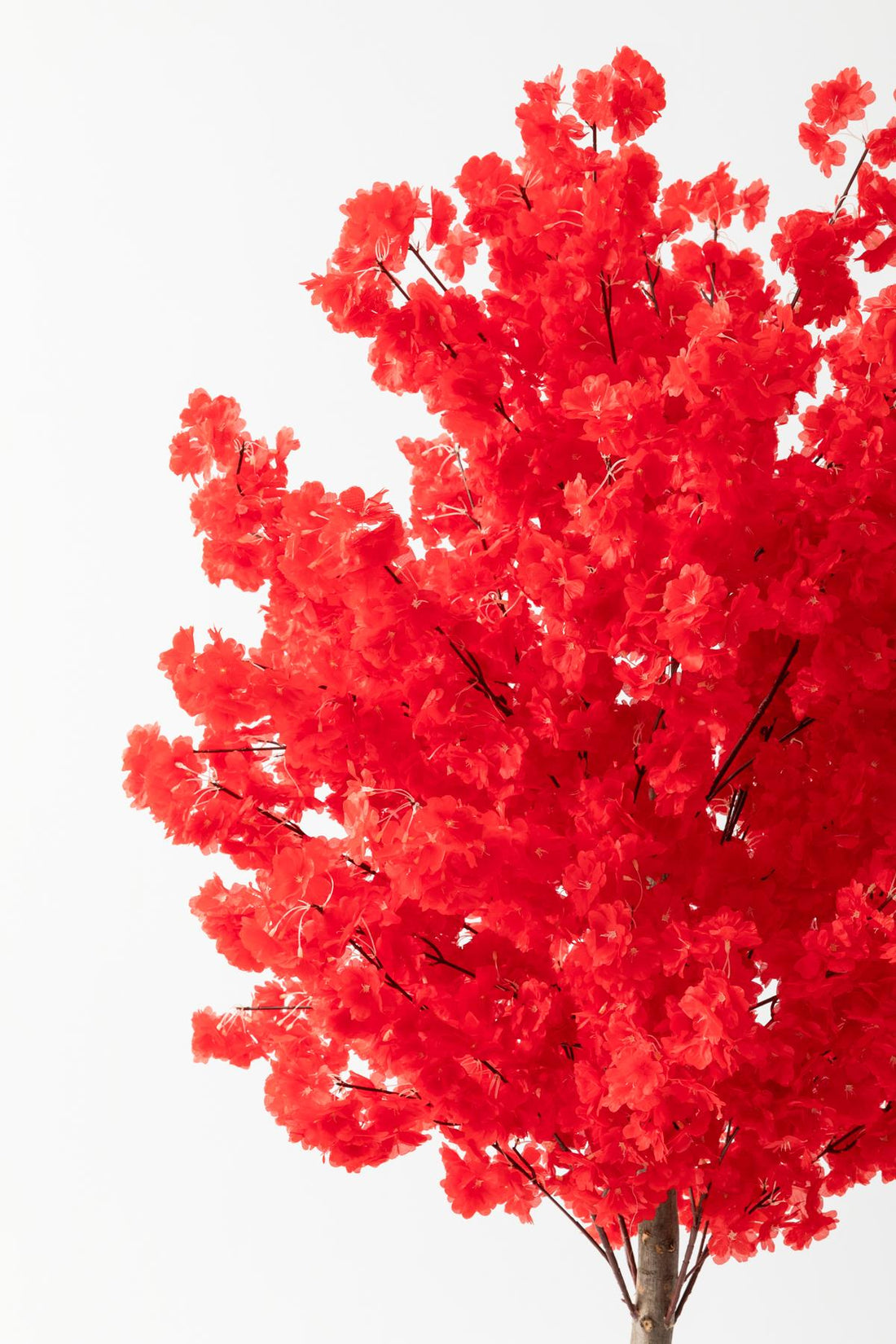 Yapay Bahar Dalı Ağacı Kırmızı 180 cm 60 Dal