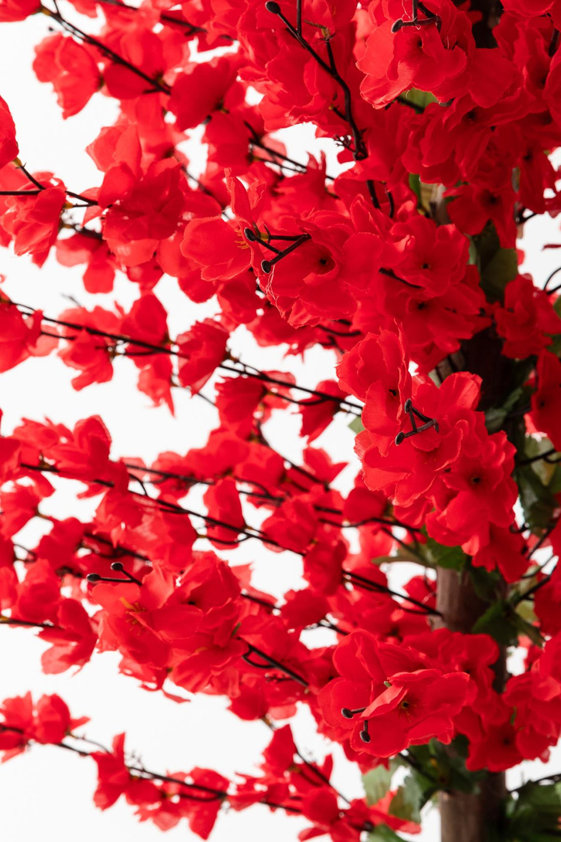 Yapay Bahar Dalı Ağacı Kırmızı 180 Cm 81 Dal