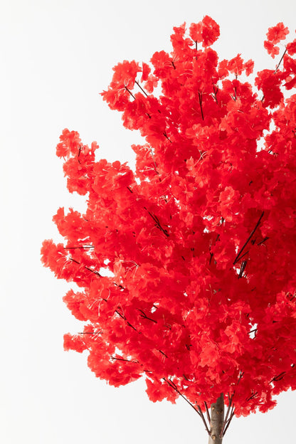 Yapay Bahar Dalı Ağacı Kırmızı 200 cm 72 Dal