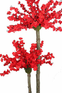 Yapay Bahar Dalı Ağacı Kırmızı 54 Dal 160 Cm