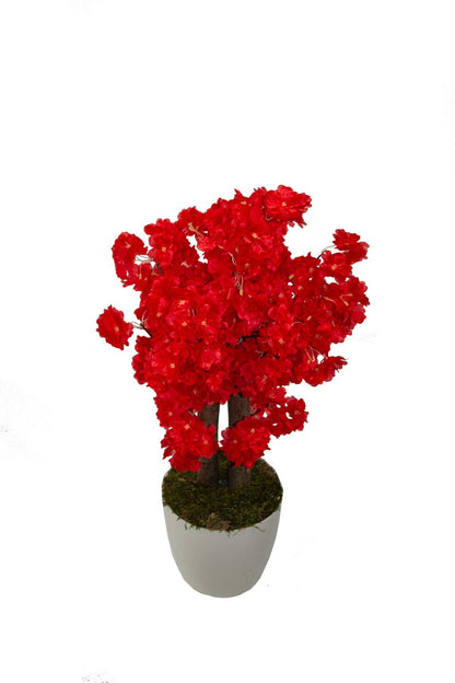 Yapay Bahar Dalı Ağacı Kırmızı 70 cm