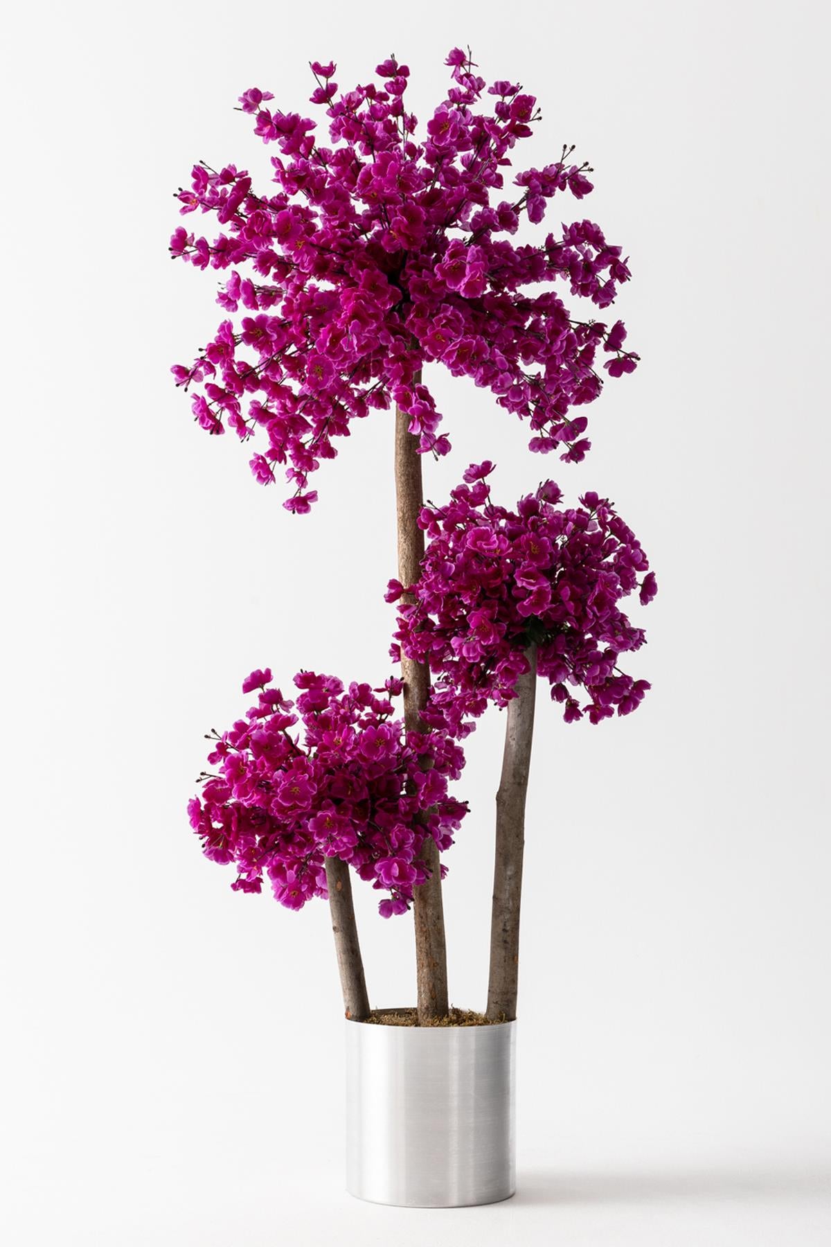 Yapay Bahar Dalı Ağacı Mor 108 Dal 180 cm