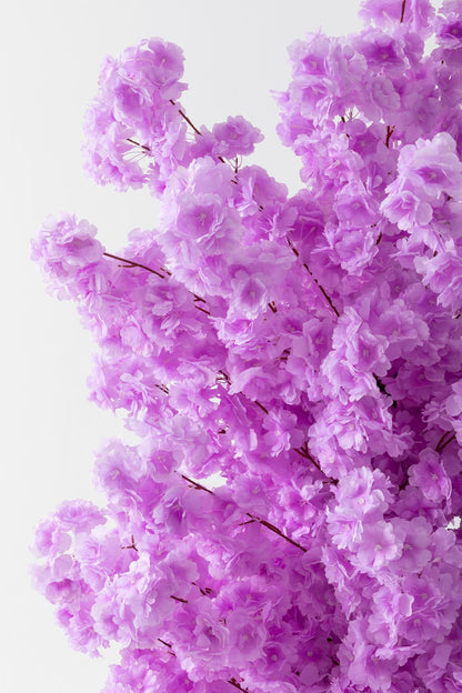 Yapay Bahar Dalı Ağacı Mor 180 cm 60 Dal