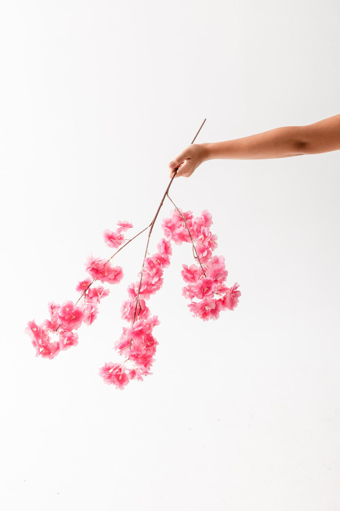 Yapay Bahar Dalı Çiçeği Pembe