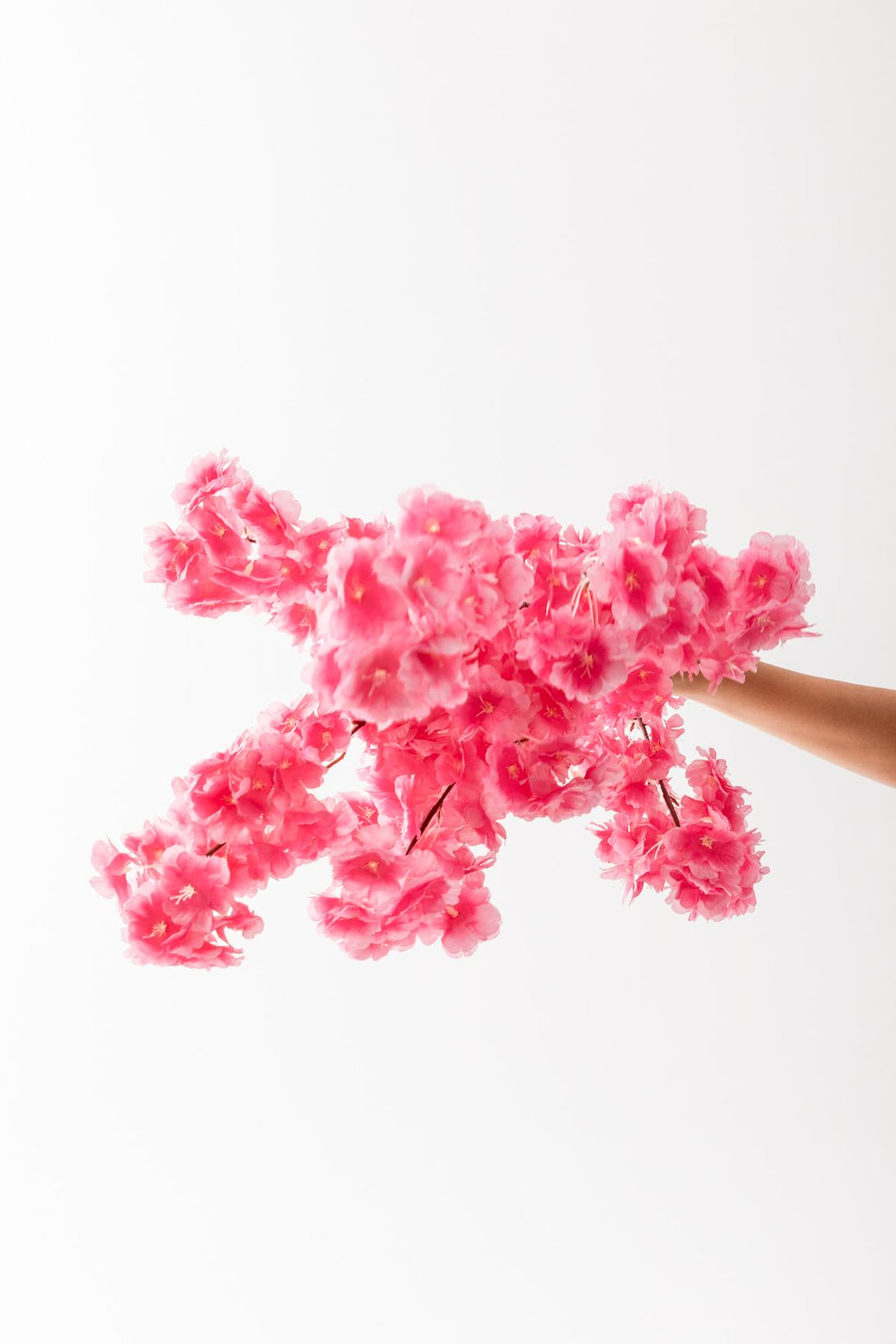 Yapay Bahar Dalı Çiçeği Pembe