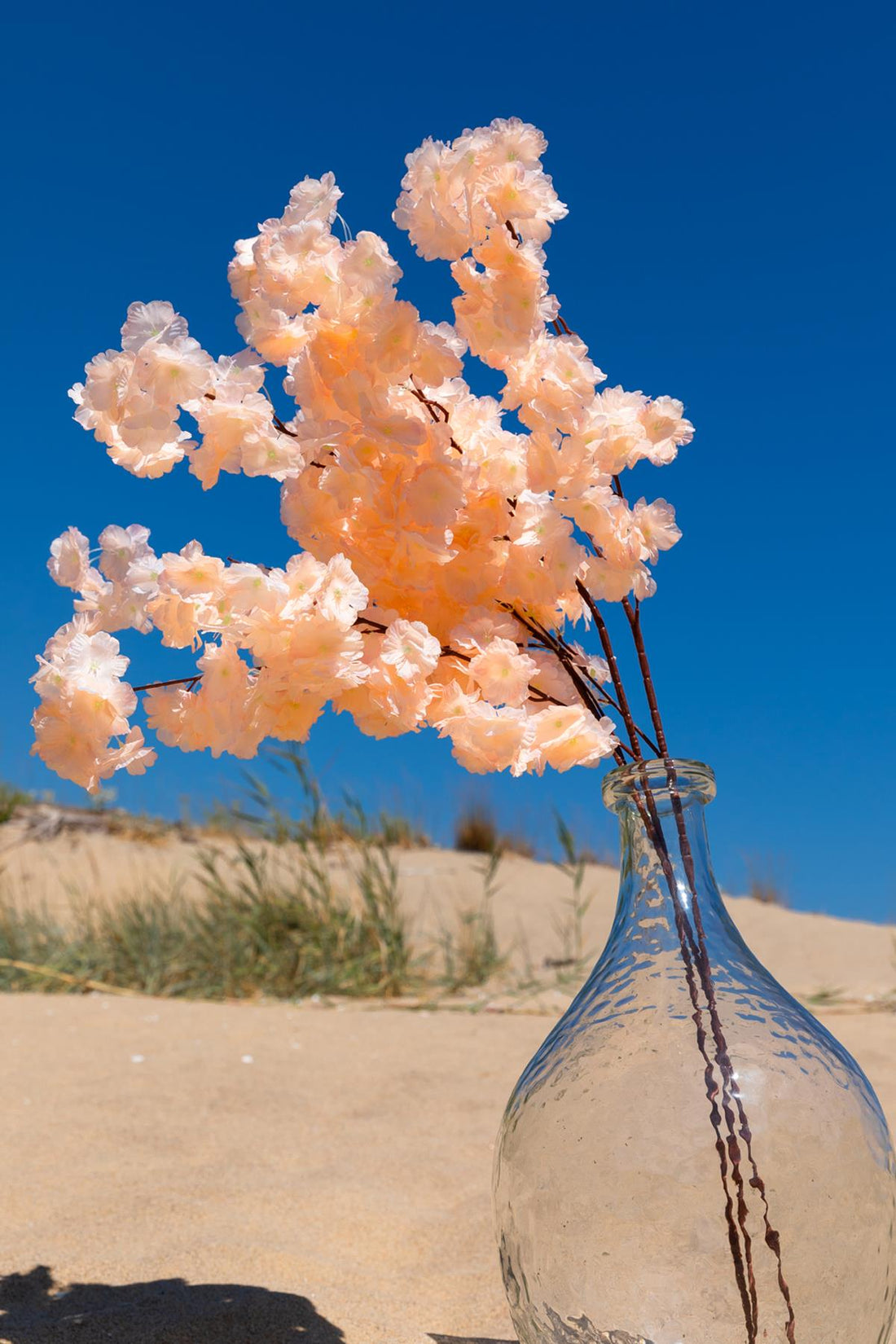 Yapay Bahar Dalı Çiçeği Somon