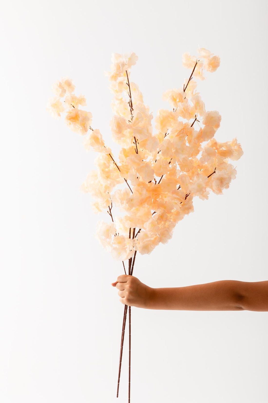 Yapay Bahar Dalı Çiçeği Somon