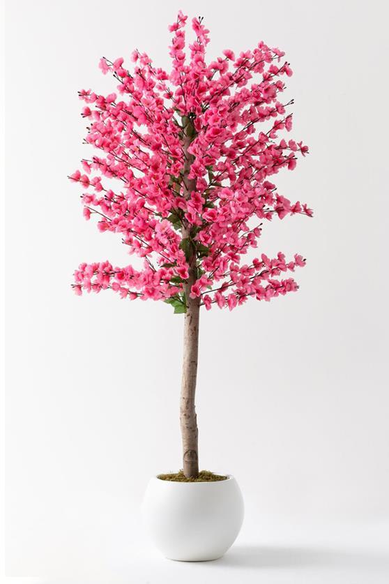 Yapay Bahardalı 180 Cm 81 Dal Küre Saksı