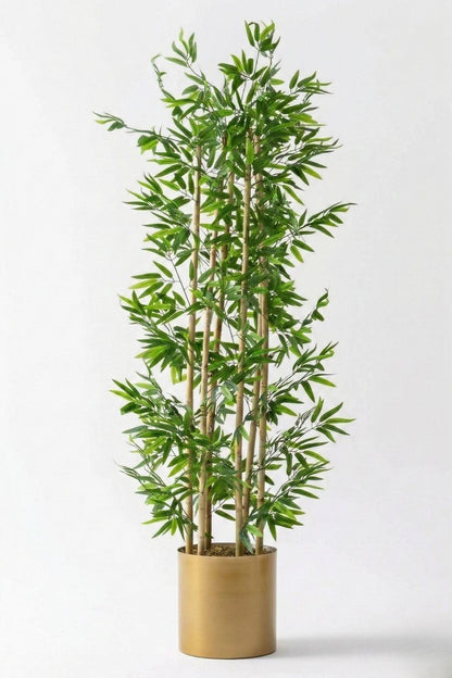 Yapay Bambu Ağacı 185 Cm Gold 