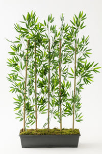 Yapay Bambu Seperatör 150 Cm 5 Çubuklu Plastik Saksı