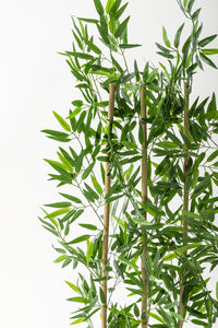 Yapay Bambu Seperatör 150 Cm 5 Çubuklu Plastik Saksı