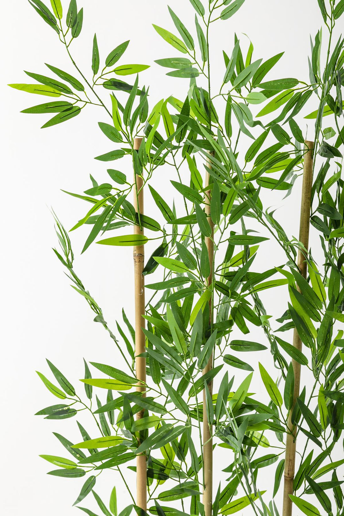 Yapay Bambu Seperatör 175 Cm 4 Çubuklu Antrasit Saksı