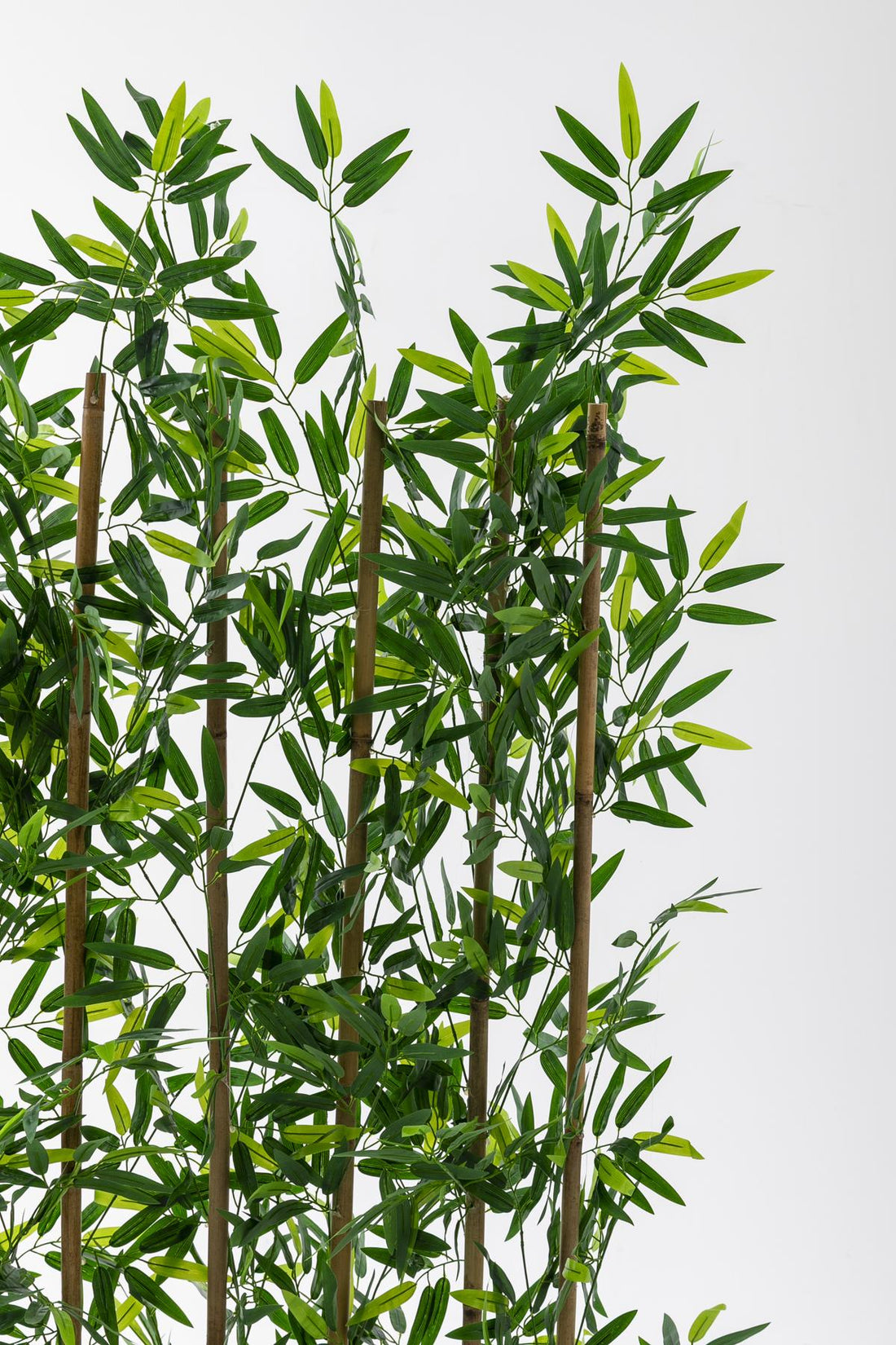 Yapay Bambu Seperatör 180 Cm Ahşap Antrasit Saksı