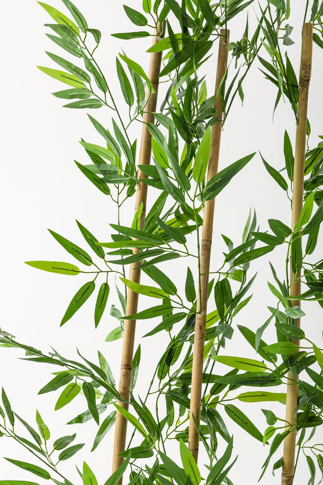 Yapay Bambu Seperatör 200 Cm Ahşap Antrasit Saksı