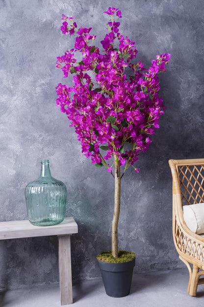 Yapay Begonvil Ağacı 180 Cm Mor
