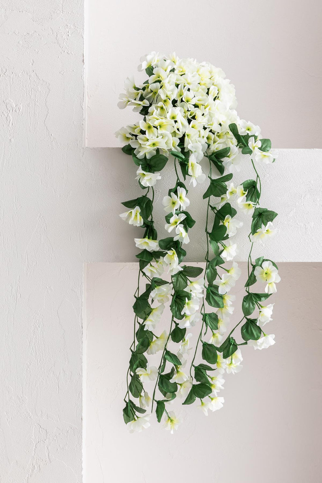 Yapay Begonvil Çiçeği 75 cm Beyaz 22 Dal