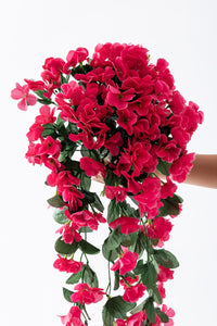 Yapay Begonvil Çiçeği 75 cm Fuşya 22 dal