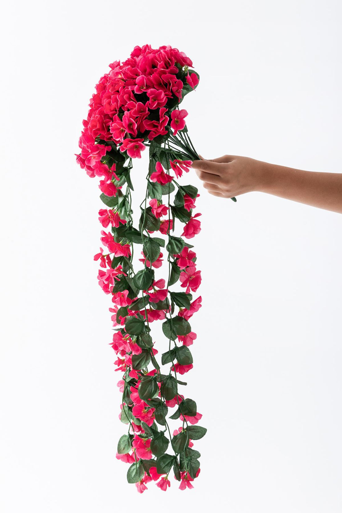 Yapay Begonvil Çiçeği 75 cm Fuşya 22 dal