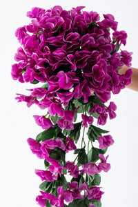 Yapay Begonvil Çiçeği 75 cm Lila  22 dal