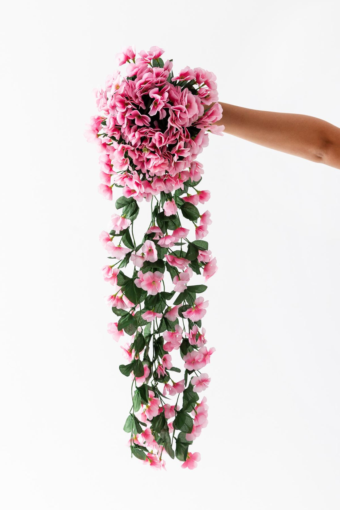 Yapay Begonvil Çiçeği 75 cm Pembe 22 dal