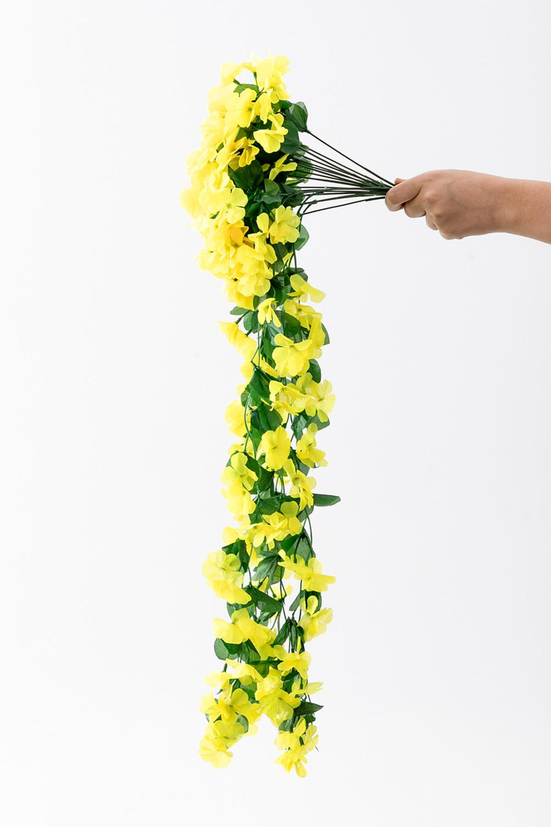 Yapay Begonvil Çiçeği 75 Cm Sarı 22 Dal