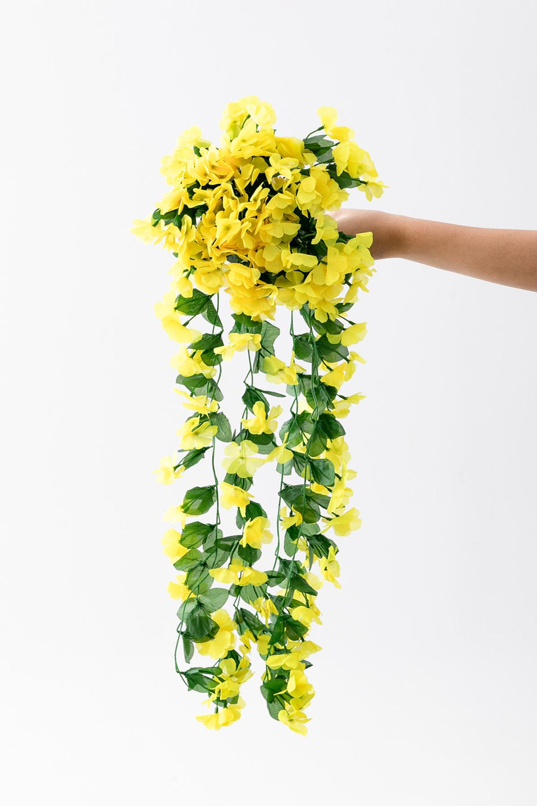 Yapay Begonvil Çiçeği 75 Cm Sarı 22 Dal