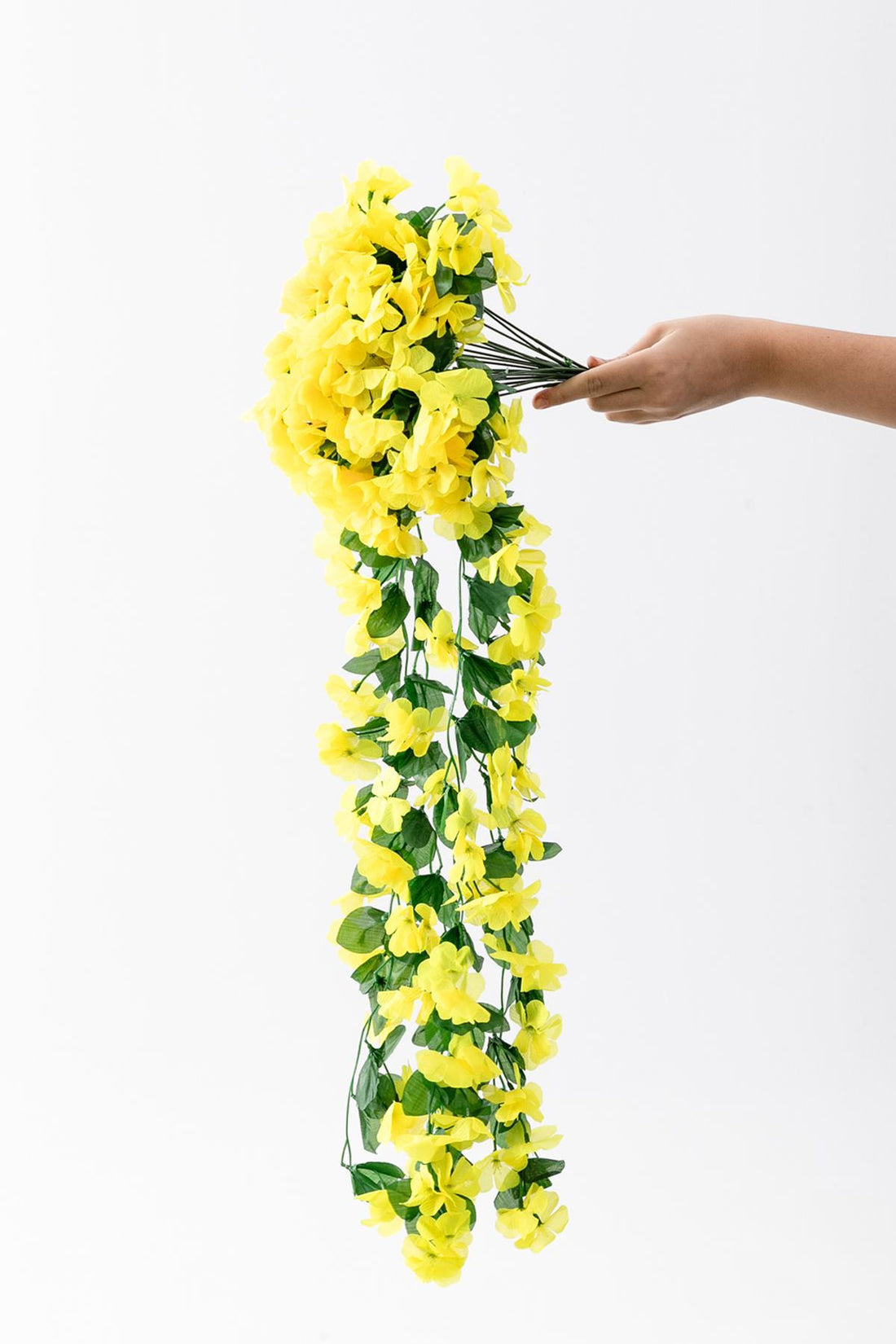 Yapay Begonvil Çiçeği 75 Cm Sarı 22 Dal