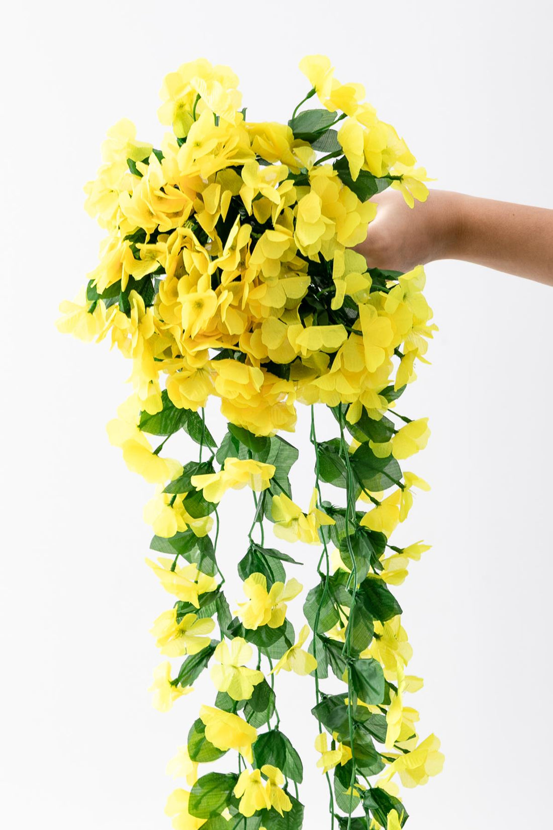 Yapay Begonvil Çiçeği 75 Cm Sarı 22 Dal