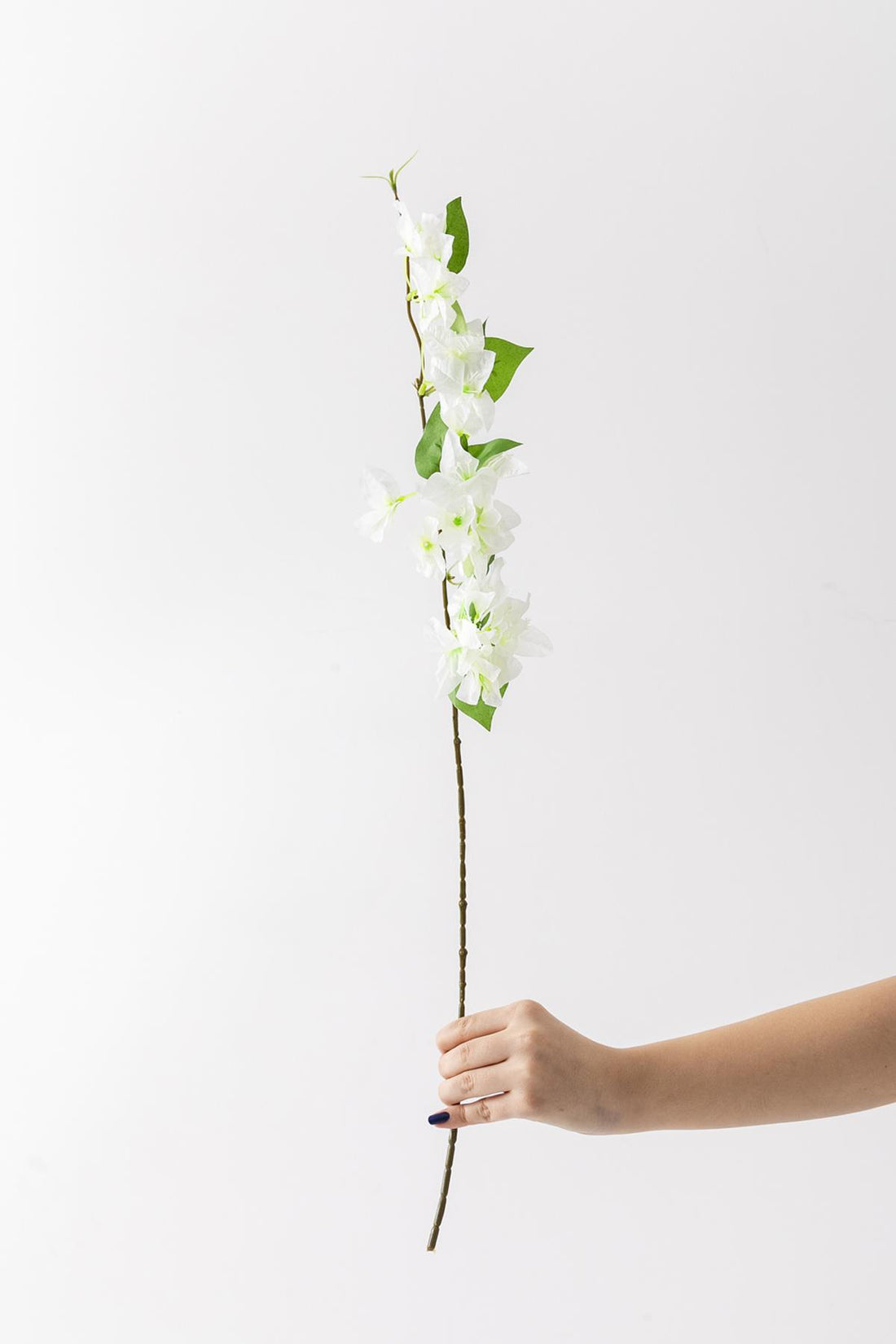 Yapay Begonvil Dalı 80 cm Beyaz